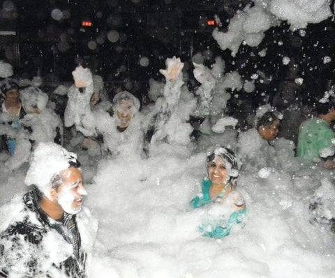 Knee-deep in the bubbles